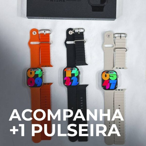 WS-S9 Max Tela Amoled 47mm com 2 Pulseiras