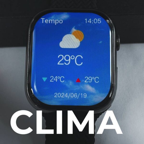 WS-S9 Max Tela Amoled 47mm com 2 Pulseiras