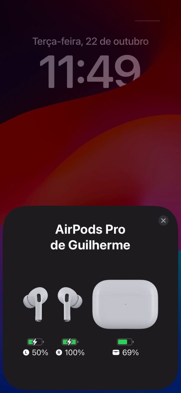 Fone de Ouvido compatível Iphone AirPods Pro 3ª Geração Premium