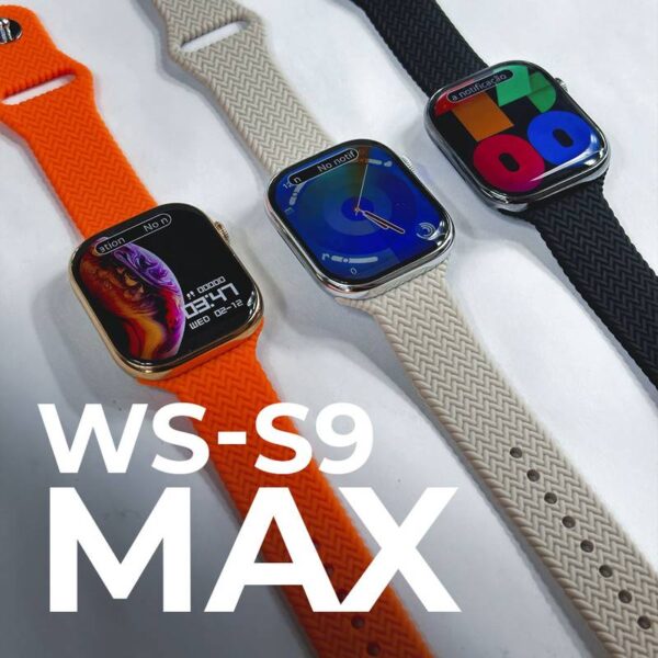 WS-S9 Max Tela Amoled 47mm com 2 Pulseiras