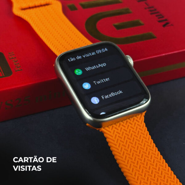 Smartwatch WS25 mini 42mm Com 4 Pulseiras
