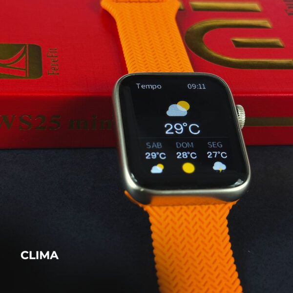 Smartwatch WS25 mini 42mm Com 4 Pulseiras