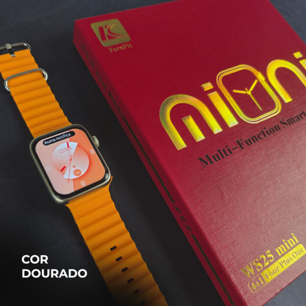 Smartwatch WS25 mini 42mm Com 4 Pulseiras