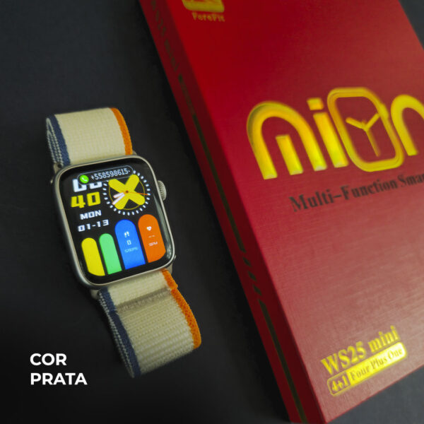 Smartwatch WS25 mini 42mm Com 4 Pulseiras