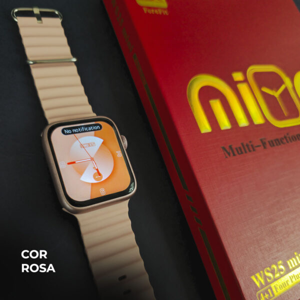 Smartwatch WS25 mini 42mm Com 4 Pulseiras