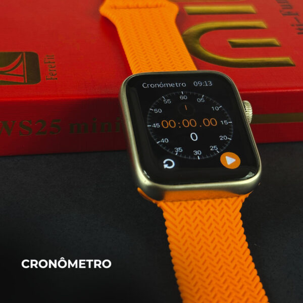 Smartwatch WS25 mini 42mm Com 4 Pulseiras
