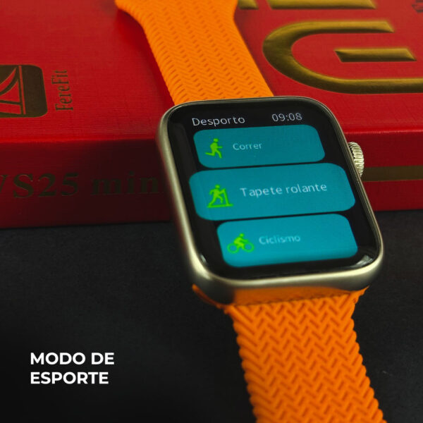 Smartwatch WS25 mini 42mm Com 4 Pulseiras