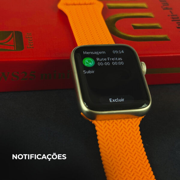 Smartwatch WS25 mini 42mm Com 4 Pulseiras