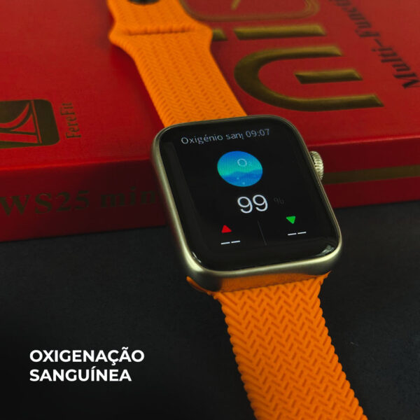 Smartwatch WS25 mini 42mm Com 4 Pulseiras