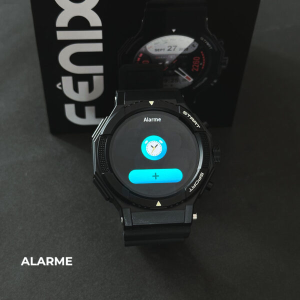 Fênix Wearzone Smartwatch 1ATM com GPS Integrado e 100 Modos Esporte