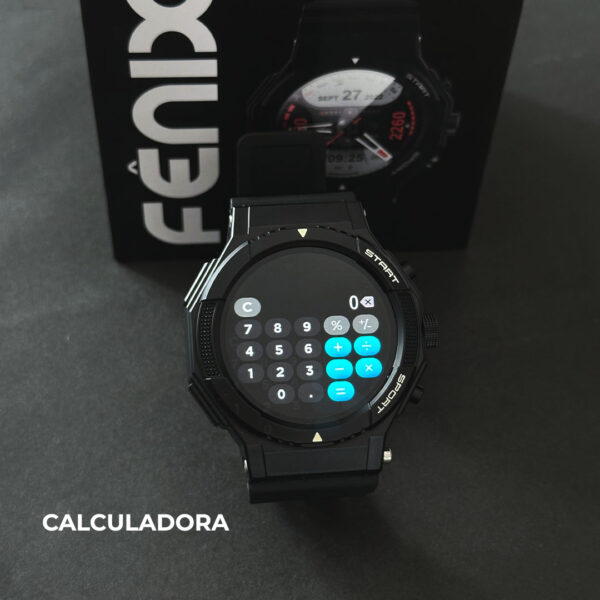 Fênix Wearzone Smartwatch 1ATM com GPS Integrado e 100 Modos Esporte