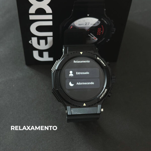 Fênix Wearzone Smartwatch 1ATM com GPS Integrado e 100 Modos Esporte