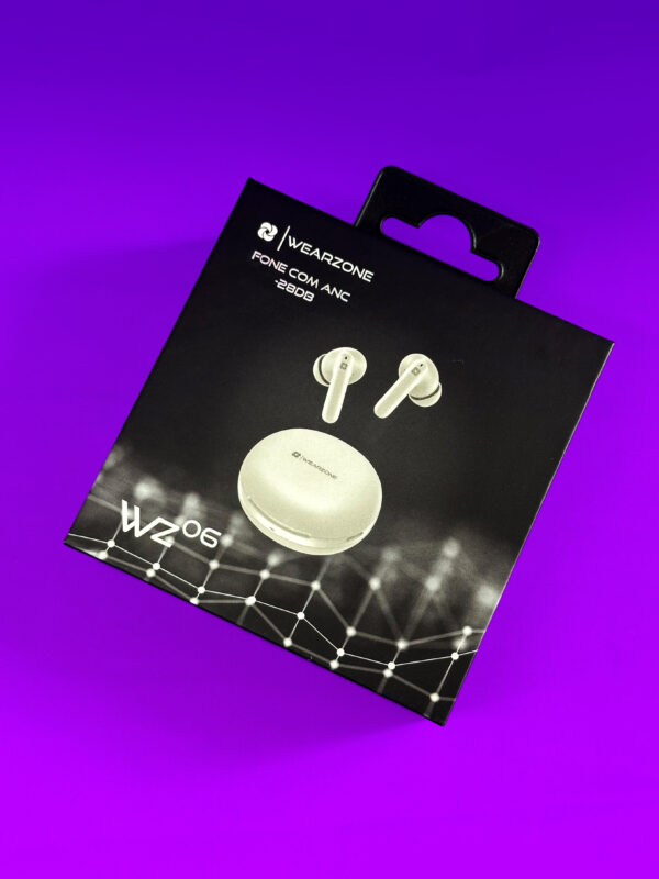 Fone Bluetooth TWS WZ06 Wearzone Original 7H de Bateria