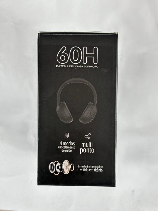 Headset WZ08 com Cancelamento de Ruído Profundo e até 60H de Bateria
