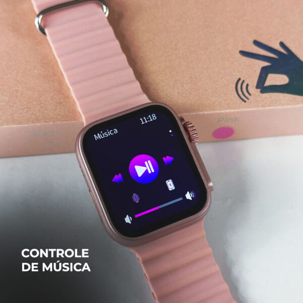 WS26 Ultra mini 44mm Com 4 pulseiras e Dual Touch