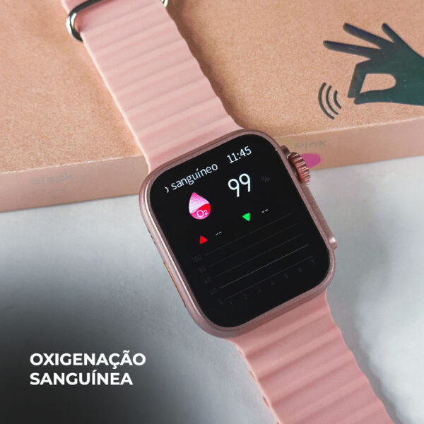 WS26 Ultra mini 44mm Com 4 pulseiras e Dual Touch
