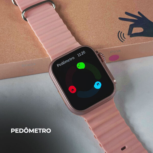 WS26 Ultra mini 44mm Com 4 pulseiras e Dual Touch