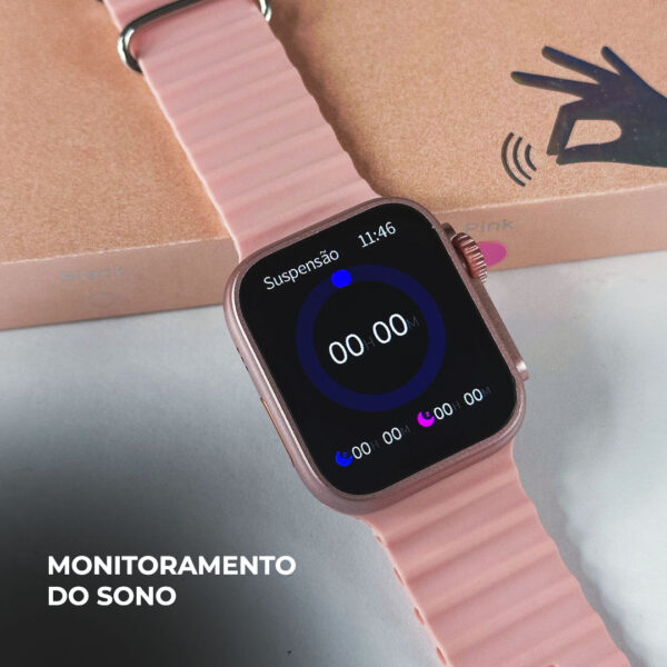 WS26 Ultra mini 44mm Com 4 pulseiras e Dual Touch