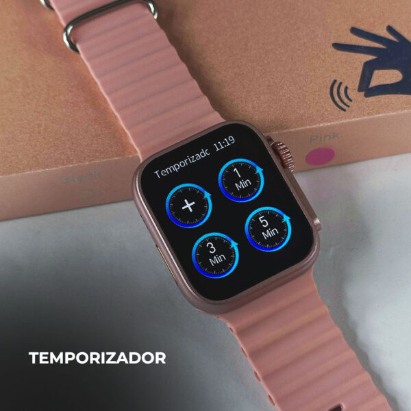 WS26 Ultra mini 44mm Com 4 pulseiras e Dual Touch