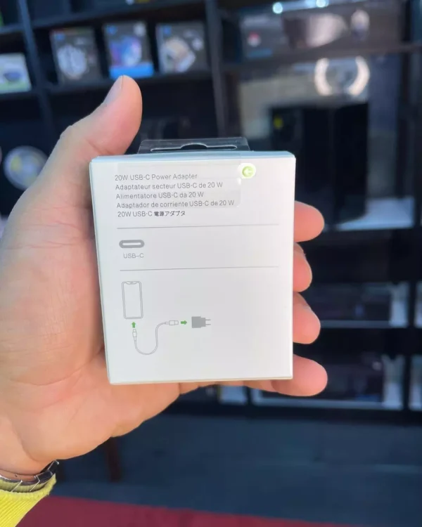 Fonte Carregador Turbo 20w Para iPhone Tipo C Premium