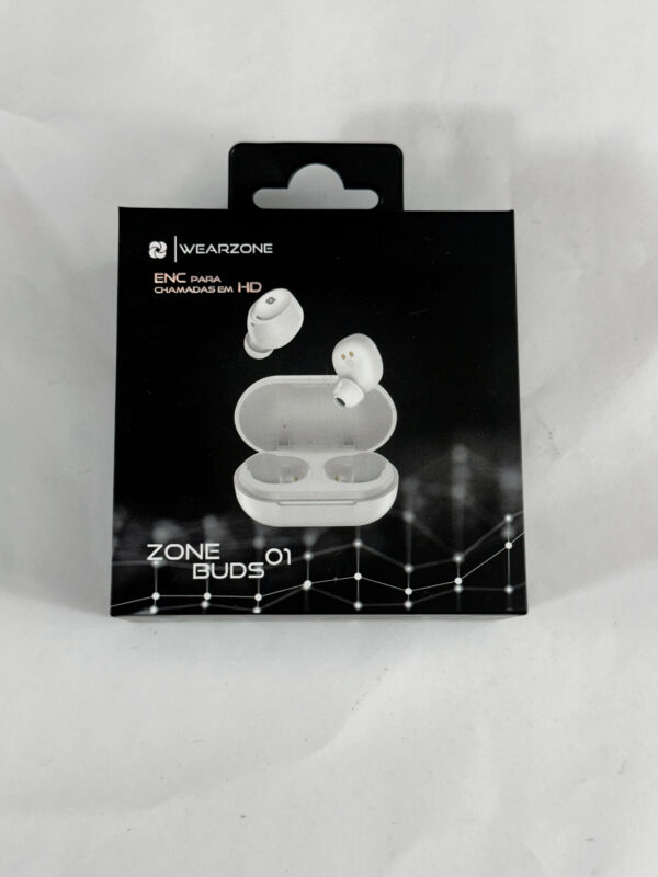 Fone Bluetooth Zone Buds 01 Wearzone Origial 32h de Bateria