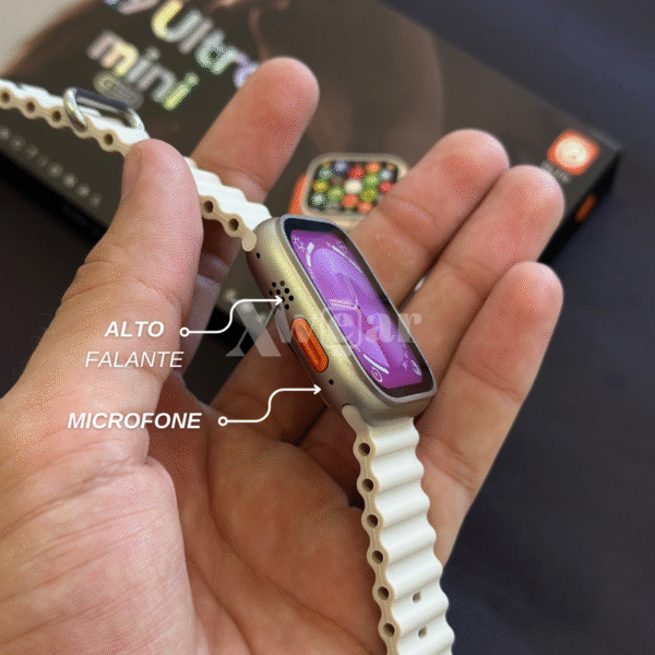 Smartwatch M9 Ultra Mini GSWEAR com Ilha Dinâmica, Série 9 e Chat GPT