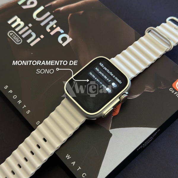 Smartwatch M9 Ultra Mini GSWEAR com Ilha Dinâmica, Série 9 e Chat GPT