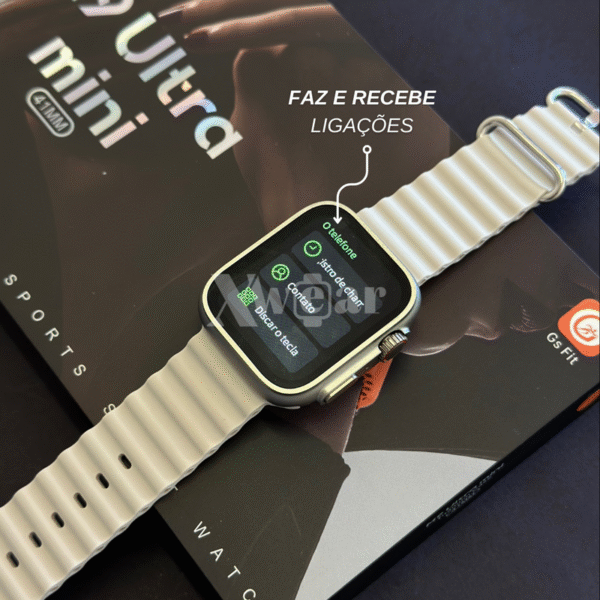 Smartwatch M9 Ultra Mini GSWEAR com Ilha Dinâmica, Série 9 e Chat GPT