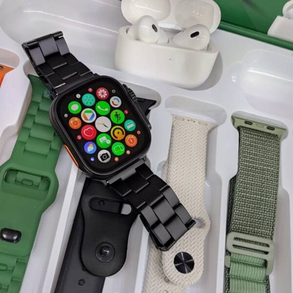 WS 80 Ultra 2 da Wisme +Fone bluetooth com Kit 7 pulseiras